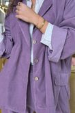 Cooper Needlecord Blazer Dewberry